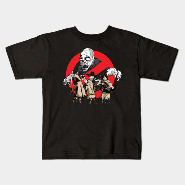 Walker Busters Kids T-Shirt by amodesigns